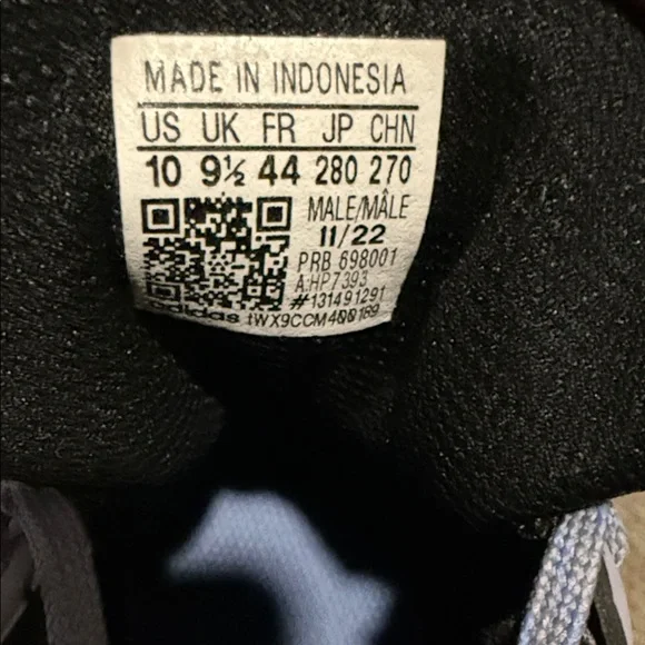 Adidas Terrex Blue and Black Men's Athletic Shoes - Picture 4 of 7